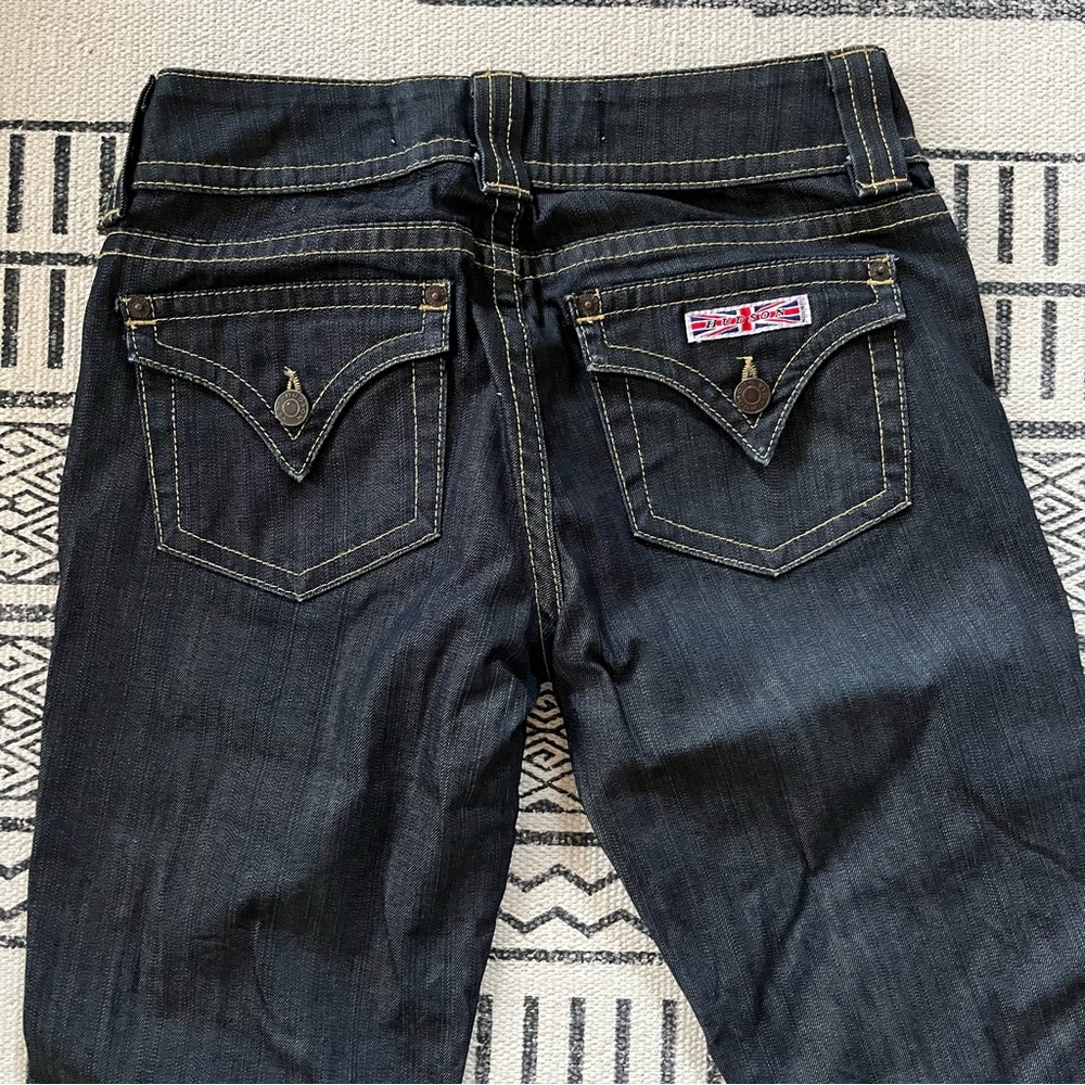 Hudson bootcut jeans size 27. Great condition. Long leg. Great with heels!
